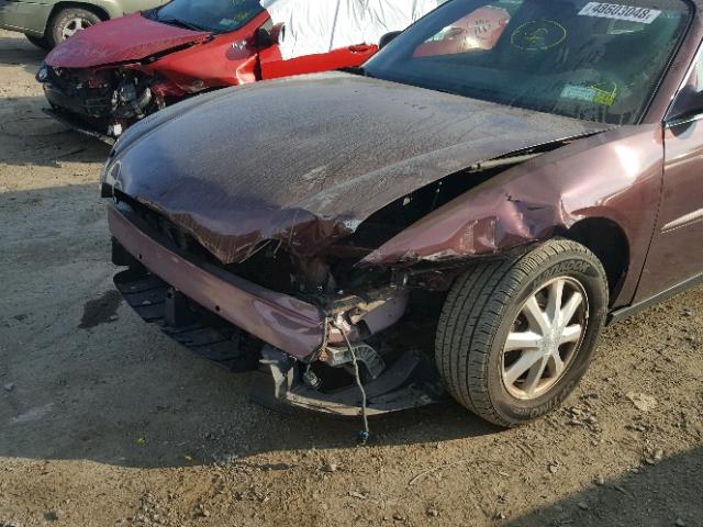 2G4WC582861304142 - 2006 BUICK LACROSSE C BURGUNDY photo 9