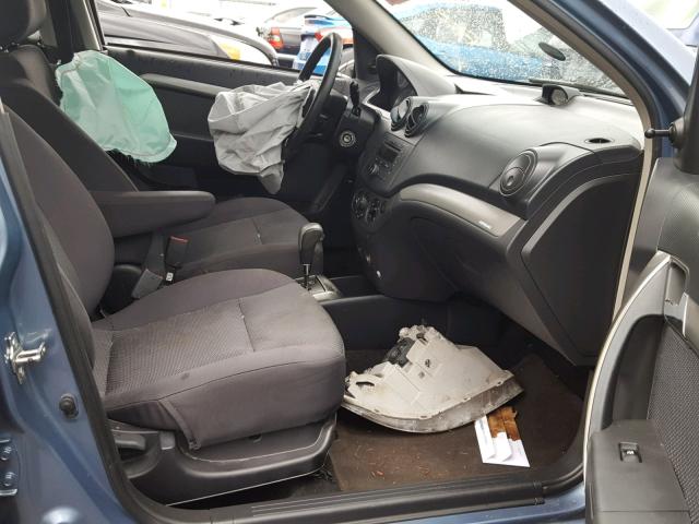 KL1TD566X8B075726 - 2008 CHEVROLET AVEO BASE Mavi foto 5