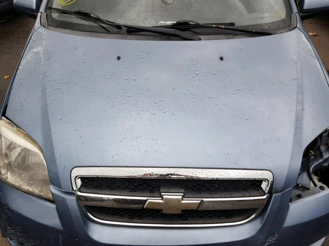 KL1TD566X8B075726 - 2008 CHEVROLET AVEO BASE Mavi foto 7