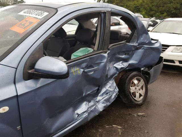 KL1TD566X8B075726 - 2008 CHEVROLET AVEO BASE Mavi foto 9