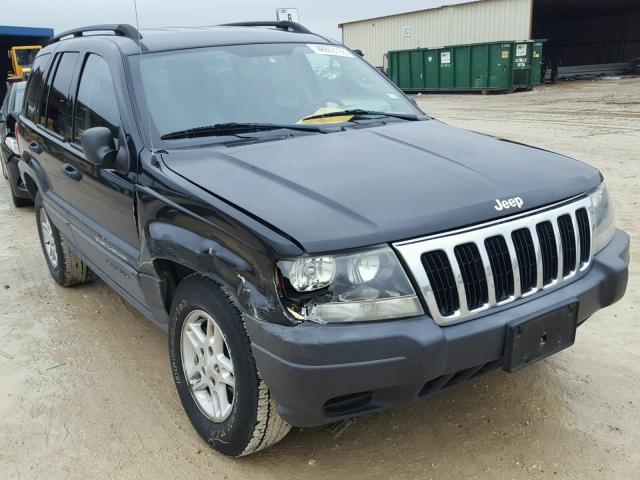 1J4GX48S13C617959 - 2003 JEEP GRAND CHER BLACK photo 1