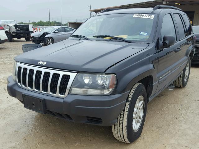 1J4GX48S13C617959 - 2003 JEEP GRAND CHER BLACK photo 2