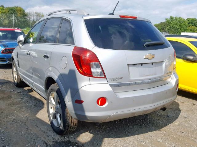 3GNAL4EK6DS539600 - 2013 CHEVROLET CAPTIVA LT GRAY photo 3