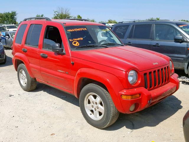 1J4GL58K63W564031 - 2003 JEEP LIBERTY LI RED photo 1