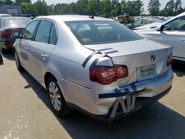 3VWRZ8AJ4AM051175 - 2010 VOLKSWAGEN JETTA SE SILVER photo 3