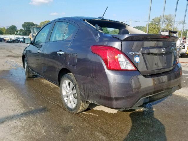 3N1CN7AP3FL843479 - 2015 NISSAN VERSA S GRAY photo 3