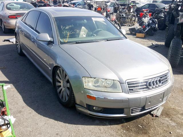 WAUML44E54N012835 - 2004 AUDI A8 L QUATT SILVER photo 1