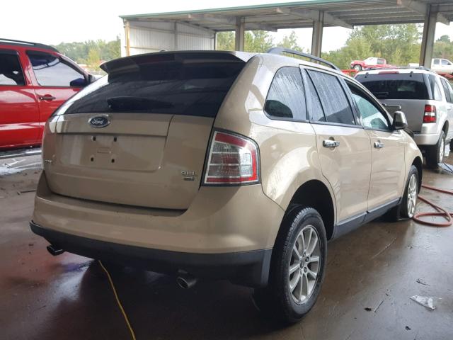 2FMDK48C87BA90780 - 2007 FORD EDGE SEL WHITE photo 4