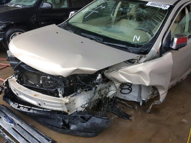 2FMDK48C87BA90780 - 2007 FORD EDGE SEL WHITE photo 9