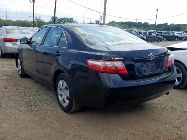 4T1BE46K17U528395 - 2007 TOYOTA CAMRY NEW BLACK photo 3