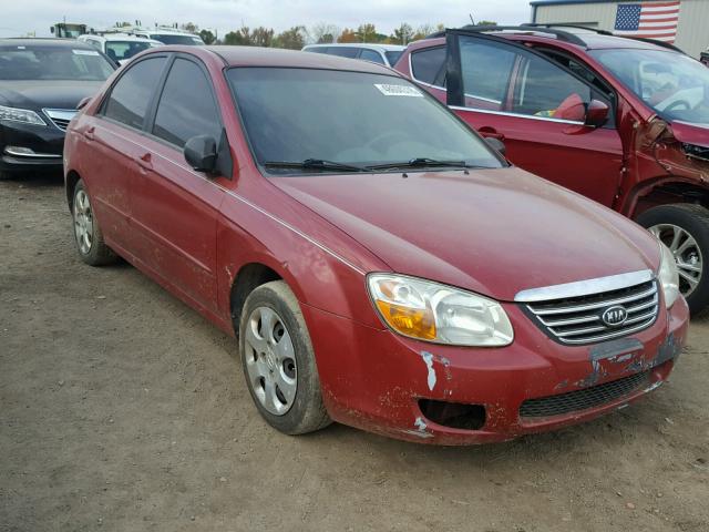 KNAFE121385524889 - 2008 KIA SPECTRA EX RED photo 1