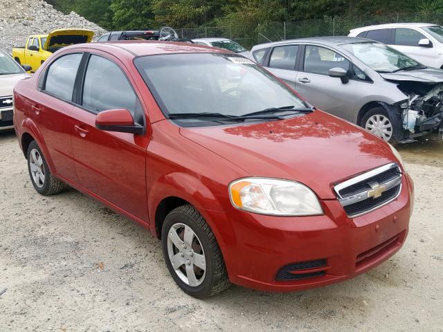 KL1TD5DEXBB231541 - 2011 CHEVROLET AVEO LS RED photo 1