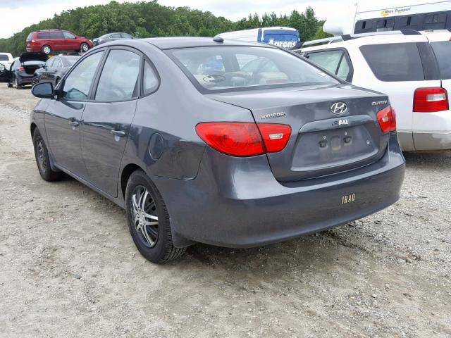 KMHDU46D38U497875 - 2008 HYUNDAI ELANTRA GL GRAY photo 3