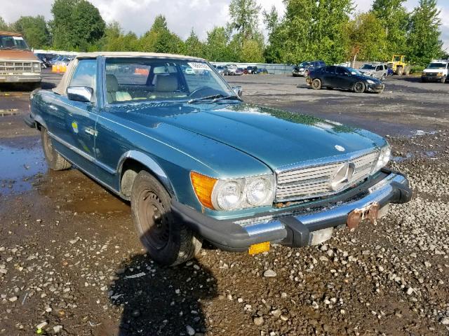 WDBBA45A6EA007484 - 1984 MERCEDES-BENZ 380 SL GREEN photo 1