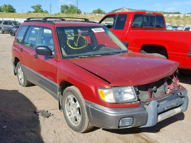 JF1SF6555XG719024 - 1999 SUBARU FORESTER S RED photo 1