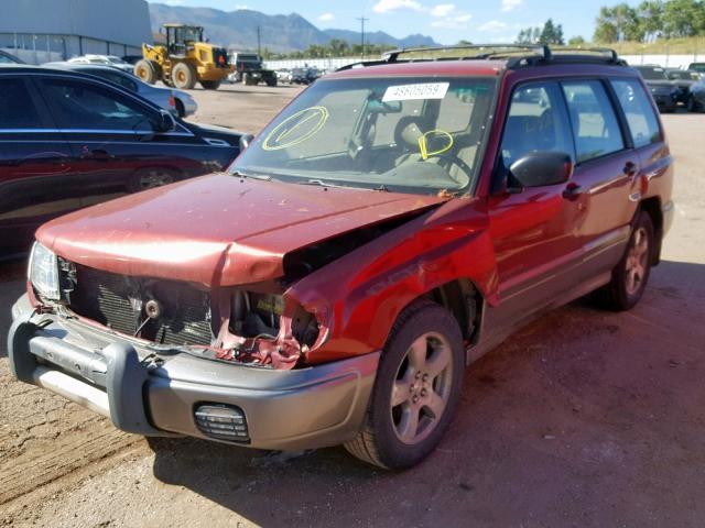 JF1SF6555XG719024 - 1999 SUBARU FORESTER S RED photo 2