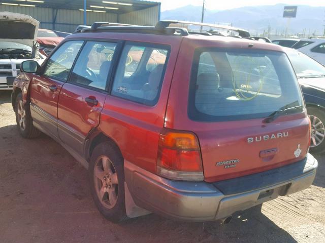 JF1SF6555XG719024 - 1999 SUBARU FORESTER S RED photo 3