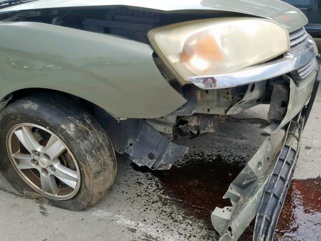 1G1ZT64865F105334 - 2005 CHEVROLET MALIBU MAX 绿色 照片 10