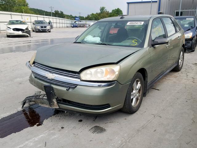 1G1ZT64865F105334 - 2005 CHEVROLET MALIBU MAX 绿色 照片 2