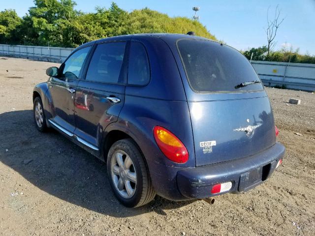 3C8FY68B85T551832 - 2005 CHRYSLER PT CRUISER BLUE photo 3