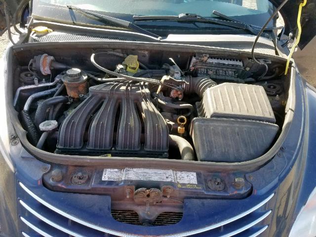 3C8FY68B85T551832 - 2005 CHRYSLER PT CRUISER BLUE photo 7