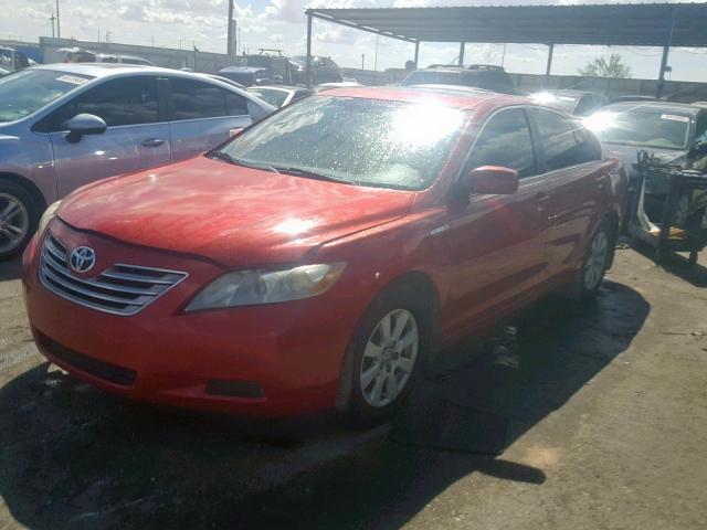 4T1BB46K77U017590 - 2007 TOYOTA CAMRY NEW RED photo 2