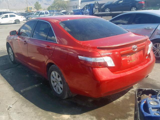 4T1BB46K77U017590 - 2007 TOYOTA CAMRY NEW RED photo 3