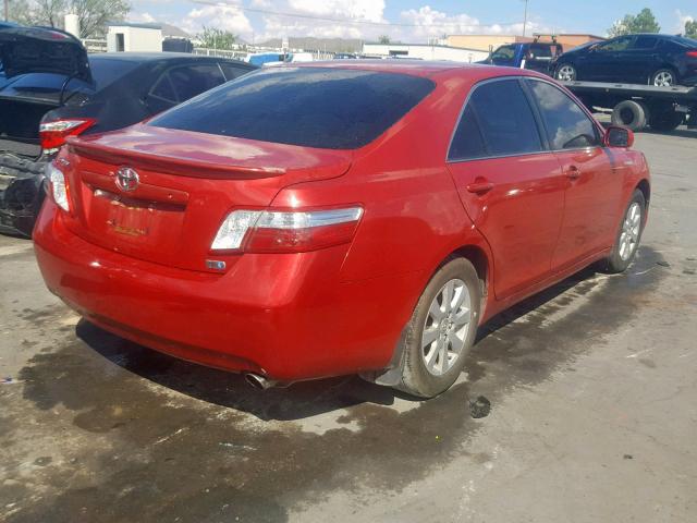 4T1BB46K77U017590 - 2007 TOYOTA CAMRY NEW RED photo 4