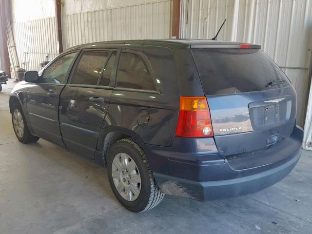 2A8GM48L27R116320 - 2007 CHRYSLER PACIFICA BLUE photo 3