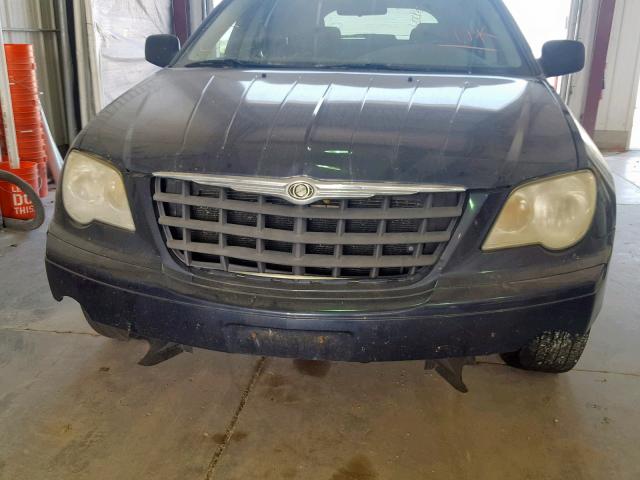 2A8GM48L27R116320 - 2007 CHRYSLER PACIFICA BLUE photo 9