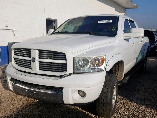 3D7KS29L39G563103 - 2009 DODGE RAM 2500 WHITE photo 2