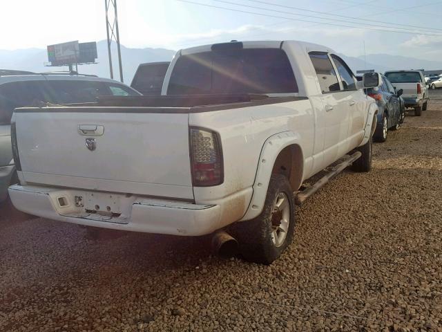 3D7KS29L39G563103 - 2009 DODGE RAM 2500 WHITE photo 4