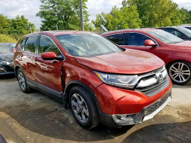 2HKRW1H88JH514687 - 2018 HONDA CR-V EXL RED photo 1