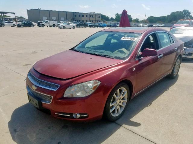 1G1ZK57738F210692 - 2008 CHEVROLET MALIBU LTZ მუქწითელი ფოტო 2
