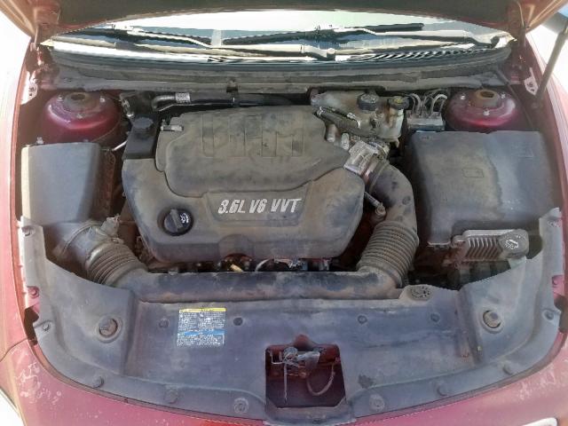 1G1ZK57738F210692 - 2008 CHEVROLET MALIBU LTZ მუქწითელი ფოტო 7