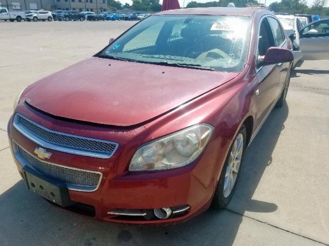 1G1ZK57738F210692 - 2008 CHEVROLET MALIBU LTZ მუქწითელი ფოტო 9