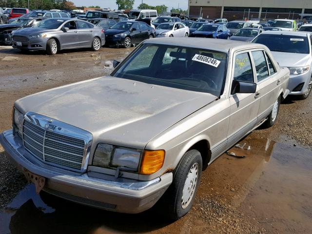 WDBCA39D0GA245918 - 1986 MERCEDES-BENZ 560 SEL SILVER photo 2