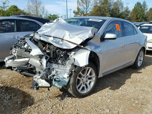 1G11D5RR6DF113602 - 2013 CHEVROLET MALIBU 1LT SILVER photo 2
