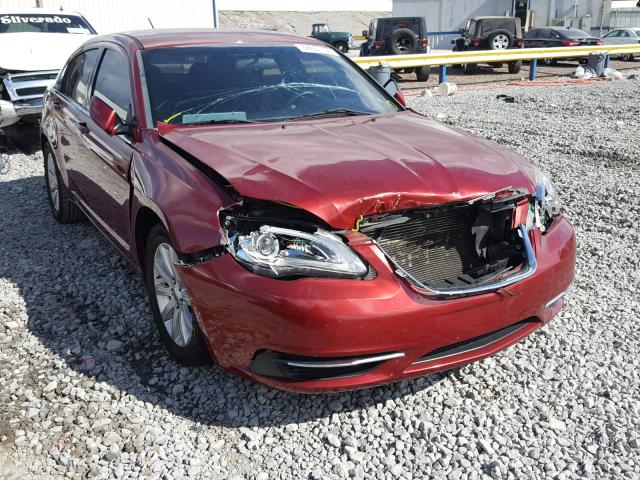 1C3CCBBG7EN105935 - 2014 CHRYSLER 200 TOURIN RED photo 1