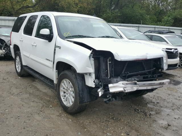 1GKFK13509R116166 - 2009 GMC YUKON HYBR WHITE photo 1