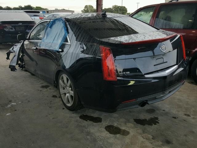 1G6AA55RA6E010970 - 2014 CADILLAC ATS BLACK photo 3