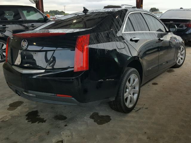 1G6AA55RA6E010970 - 2014 CADILLAC ATS BLACK photo 4