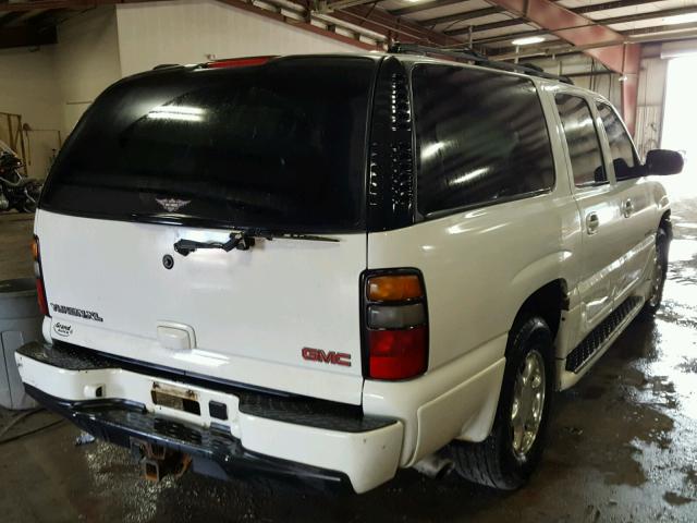 1GKFK66U95J163625 - 2005 GMC YUKON XL D WHITE photo 4