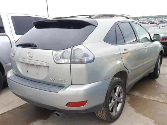 JTJHW31U660018254 - 2006 LEXUS RX 400 GRAY photo 4