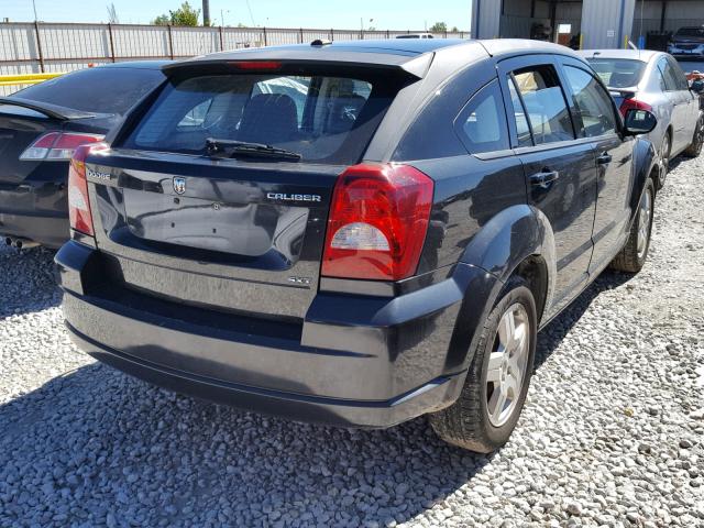 1B3HB48A79D136487 - 2009 DODGE CALIBER SX BLACK photo 4