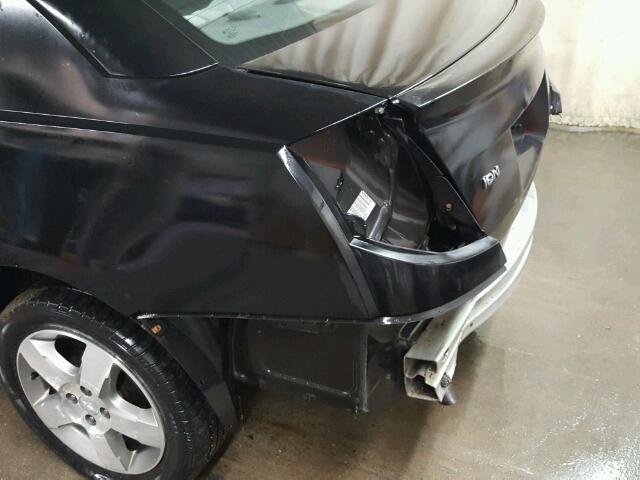 1G8AK55F17Z176502 - 2007 SATURN ION LEVEL BLACK photo 10