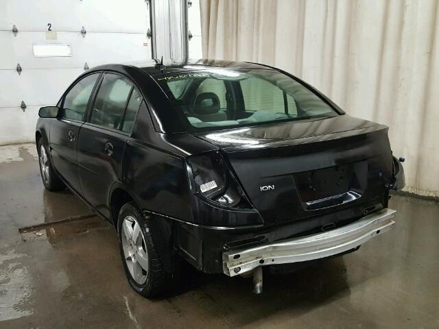 1G8AK55F17Z176502 - 2007 SATURN ION LEVEL BLACK photo 3