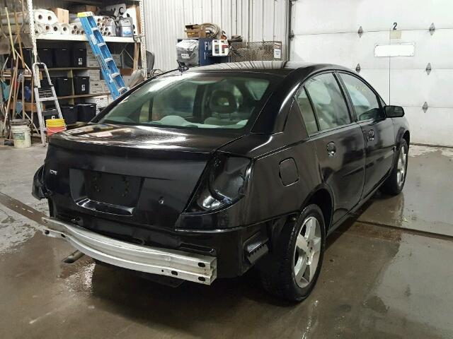 1G8AK55F17Z176502 - 2007 SATURN ION LEVEL BLACK photo 4