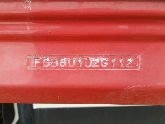 FGB80102G112 - 2012 CHAP BOAT 白色 照片 10