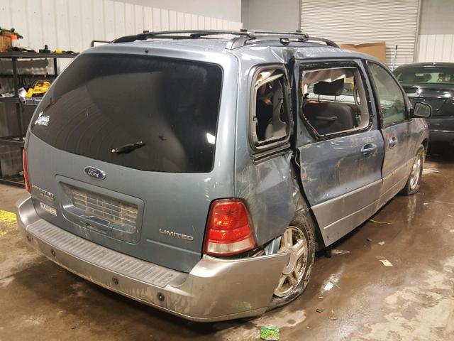 2FMDA58244BA42351 - 2004 FORD FREESTAR L BLUE photo 4